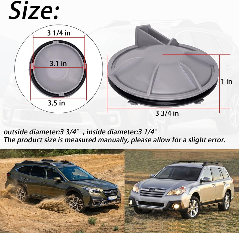 Ciuouient 84953AJ000 Front Headlight Lamp Bulb Cap(1PCS GRAY) Compatible with 2013-2016 Subaru BRZ,2010-2014 Legacy,2010-2014 Outback - Image 3